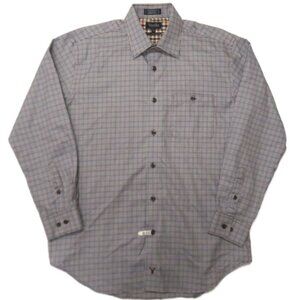 Viyella Large Button Up L/S Shirt Non‎ Iron Plaid